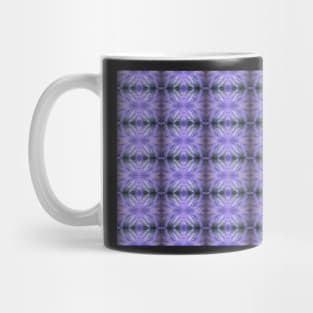 fish in purple and lavendar water with seagrass pattern Mug